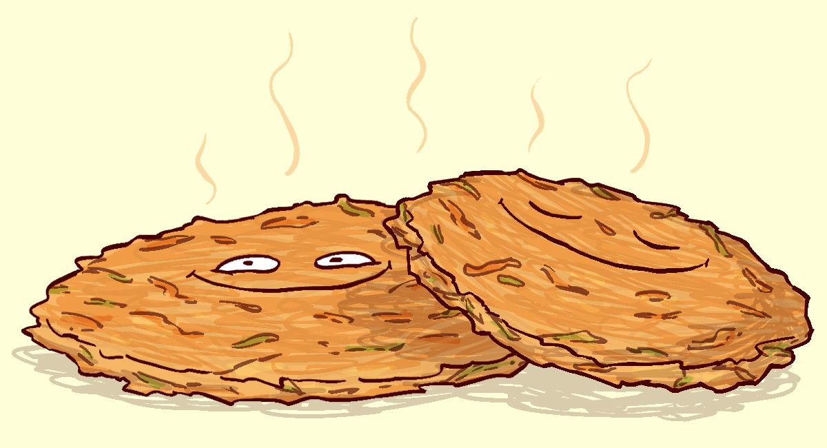 Kartoffel-Karotten-Zucchini-Röstis