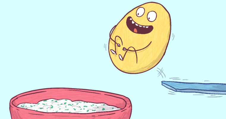 Kartoffeln mit Kräuterquark